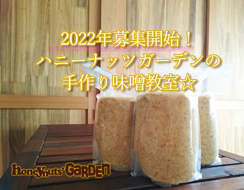 2022年度☆厳選素材の手前味噌作りワークショップ